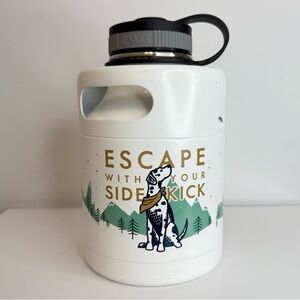 Escape With Your Sidekick Camper Insulated 32 oz Canteen Grounds and Hounds G&H